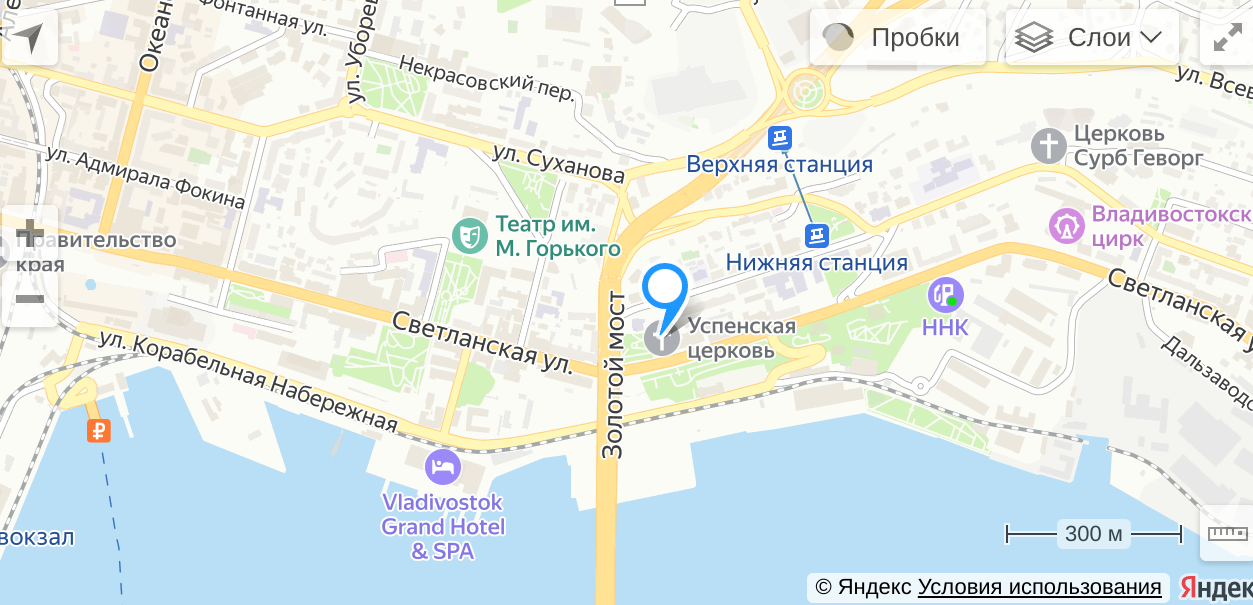 Карта расположения компании